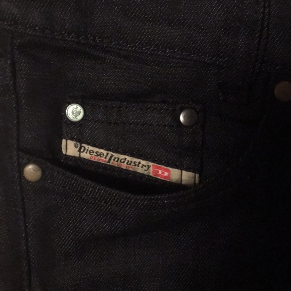 diesel w25 l32 wide leg jeans dark grey - Picture 4 of 4